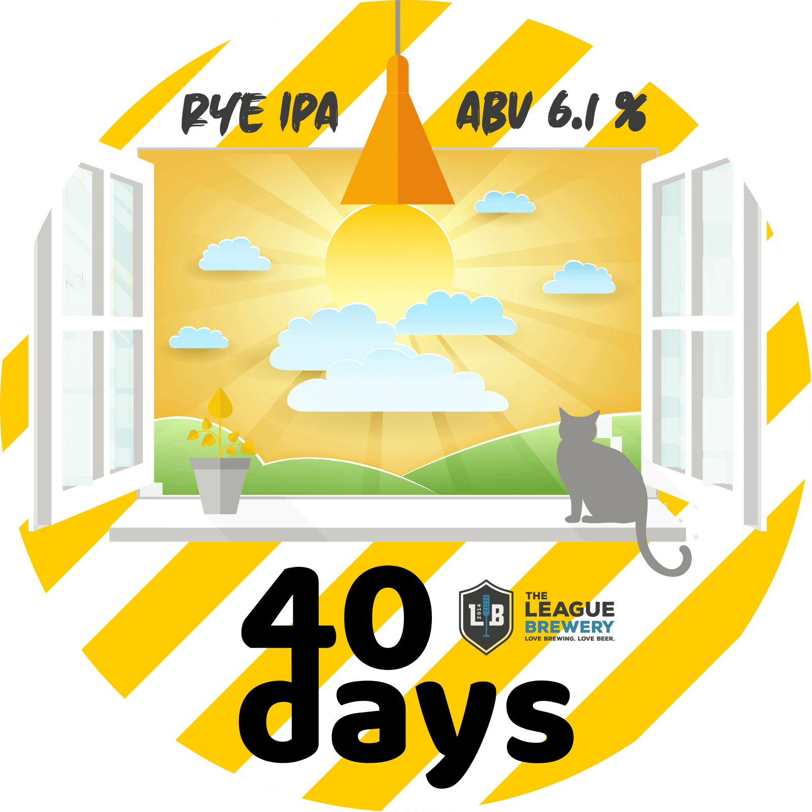 The League "40 Days" - Rye IPA All Grain Kit 23l