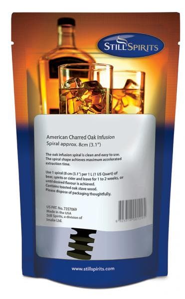 Still Spirits American Charred Oak Infusion Bottle (1 x 8cm) Spiral