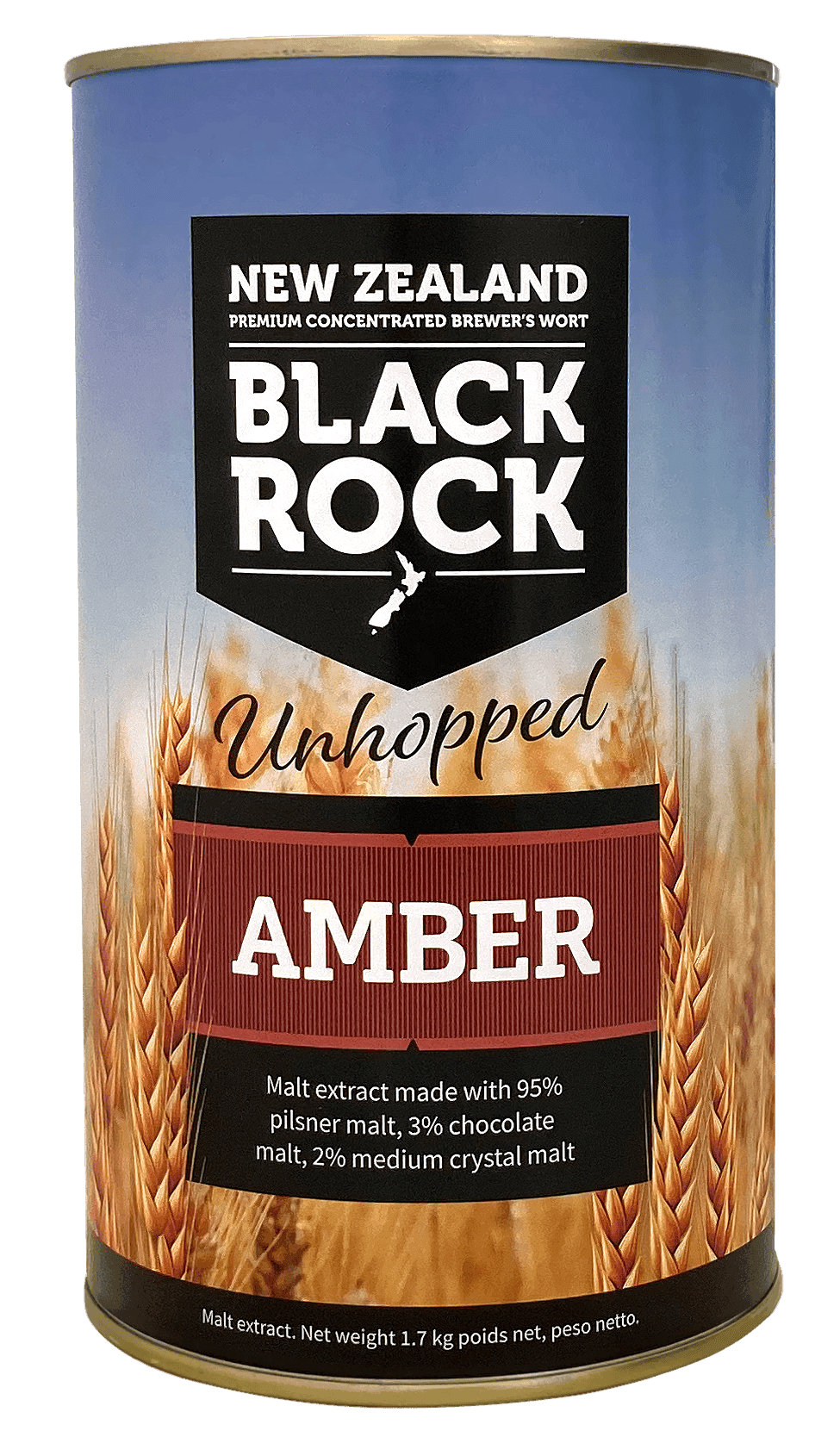 Black Rock Unhopped Amber Liquid Malt Extract (LME) 1.7kg