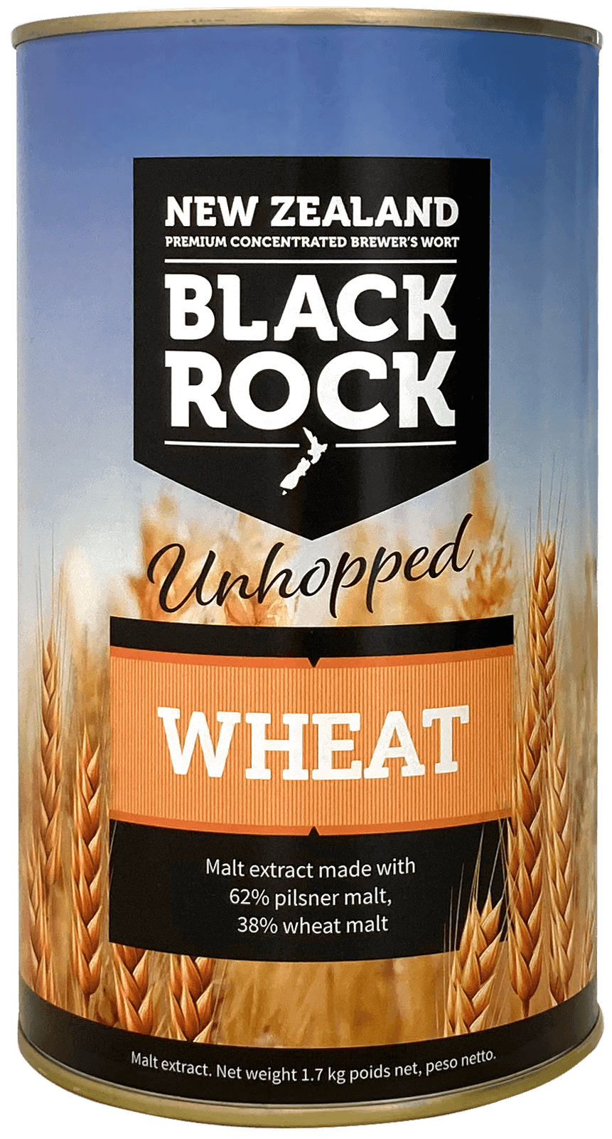 Black Rock Unhopped Wheat Liquid Malt Extract (LME) 1.7kg