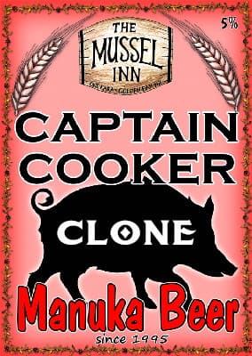 Mussel Inn Captain Cooker - Manuka Beer - All Grain Clone Kit 23l