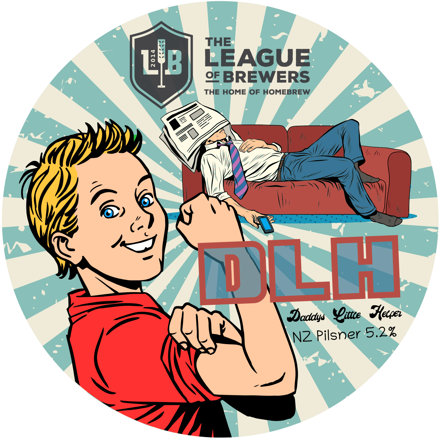 The League "DLH" - NZ Tropical Pilsner -  All Grain Kit 23l