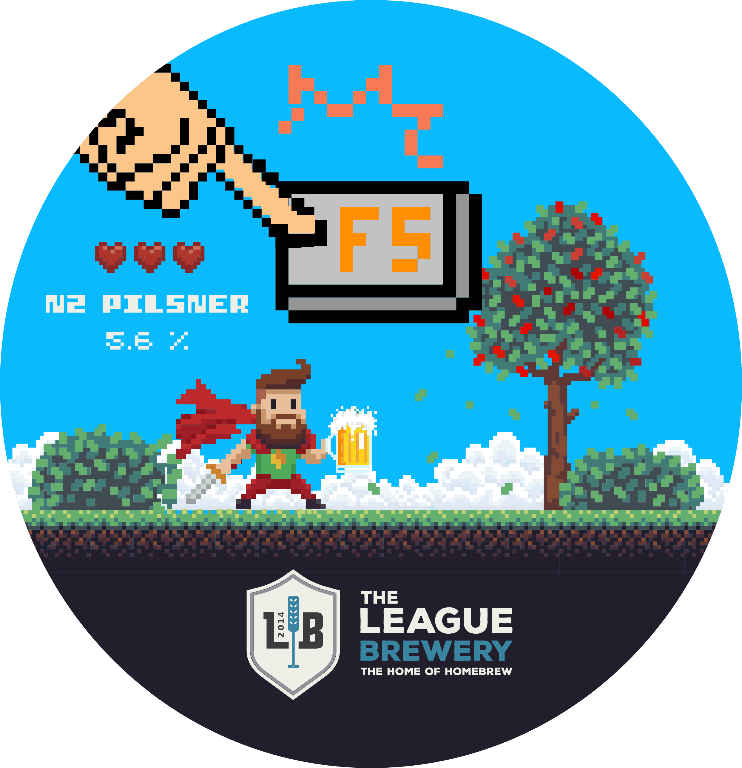 The League "F5" - New Zealand Pilsner Recipe Kit (All Grain)