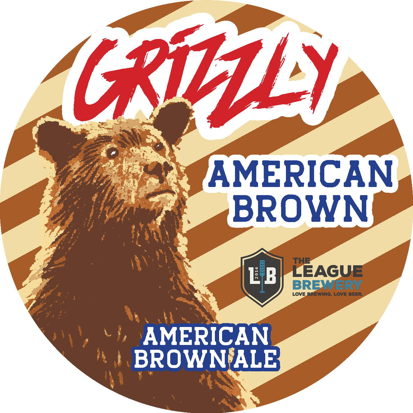 The League "Grizzly American Brown" - American Brown Ale Recipe Kit (All Grain)
