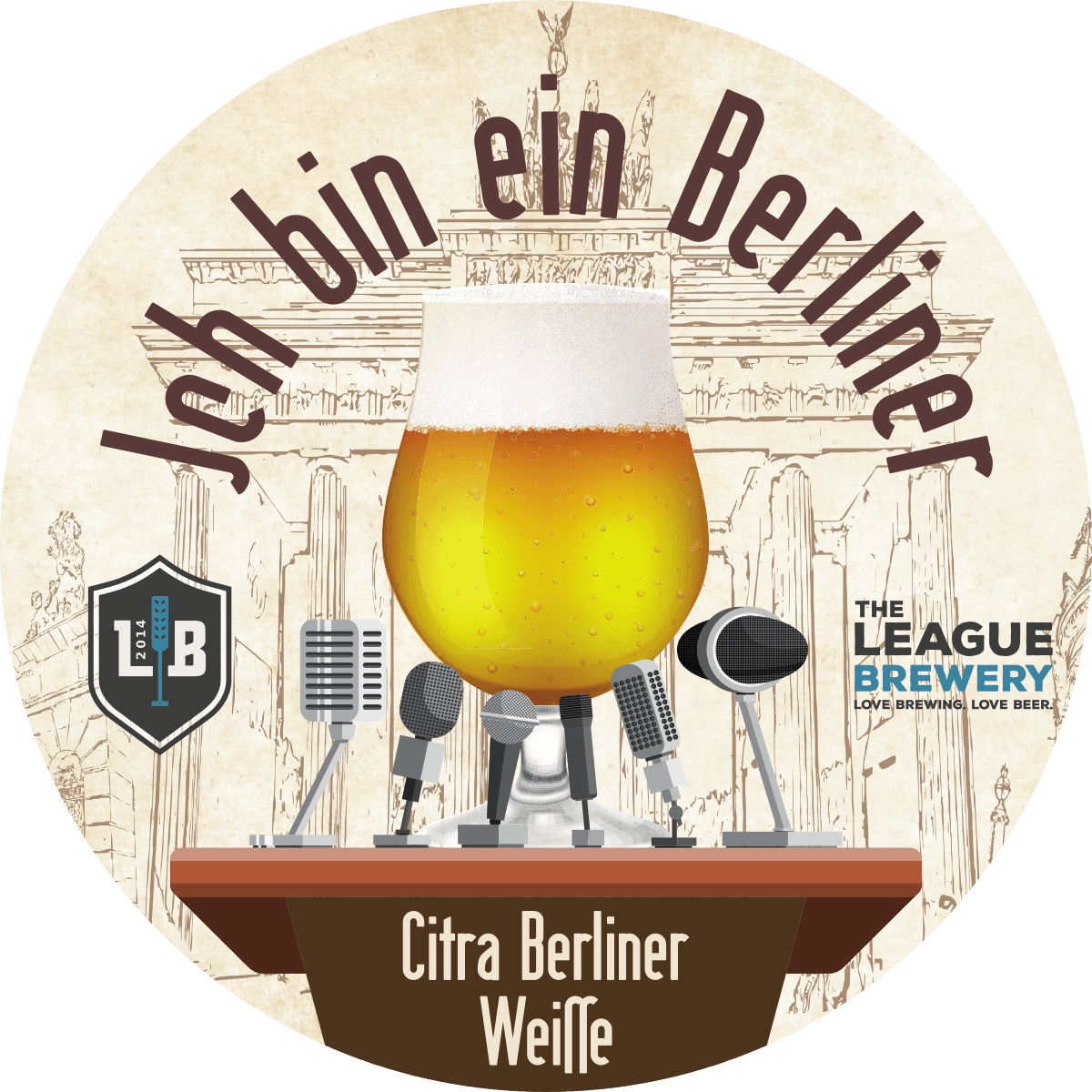 The League "Ich bin ein Berliner" - Berliner Weisse