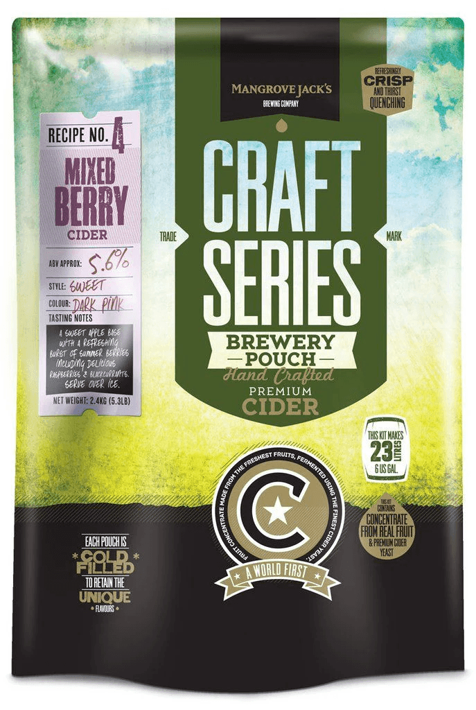 Mangrove Jack's Craft Series Mixed Berry Cider Recipe #4