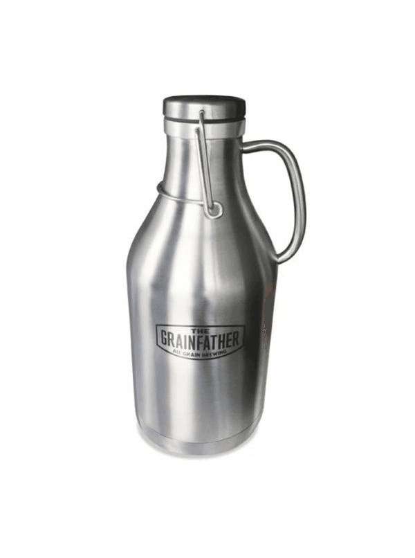 Grainfather Stainless Steel Swing Top Growler - 2L Capacity