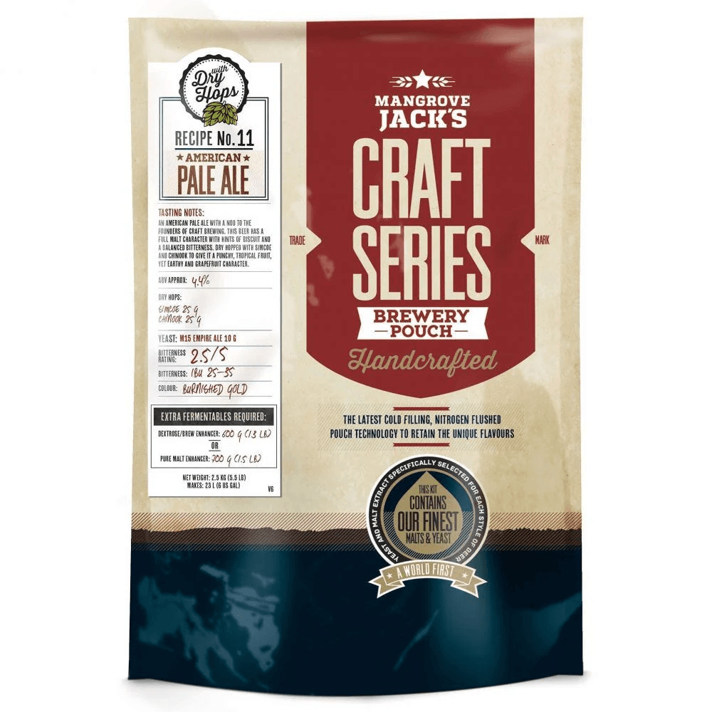 Mangrove Jack's Craft Series American Pale Ale with Dry Hops - Recipe #11