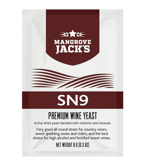 Mangrove Jacks Yeast – SN9 - All round wine strain (8g)