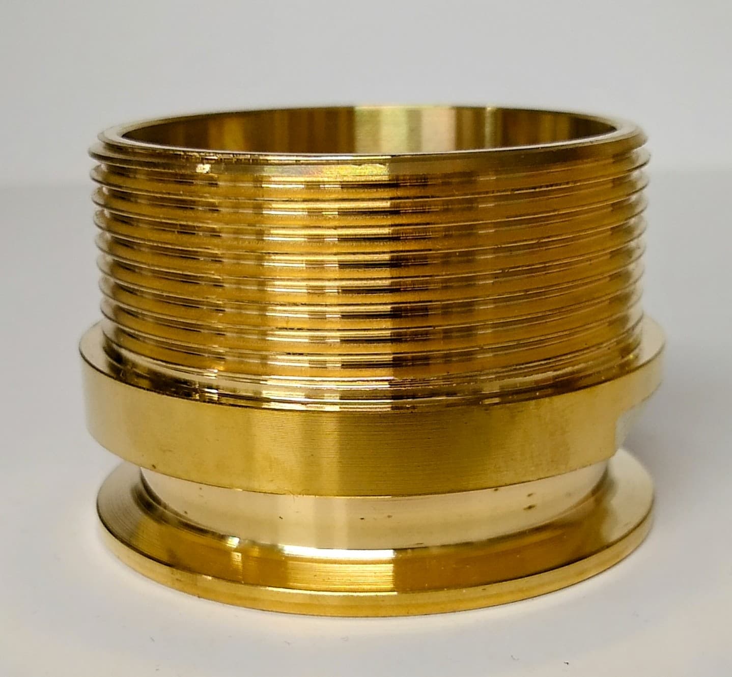 Pure Distilling Condenser Adaptor | 60mm Male thread X 2" Tri Clover