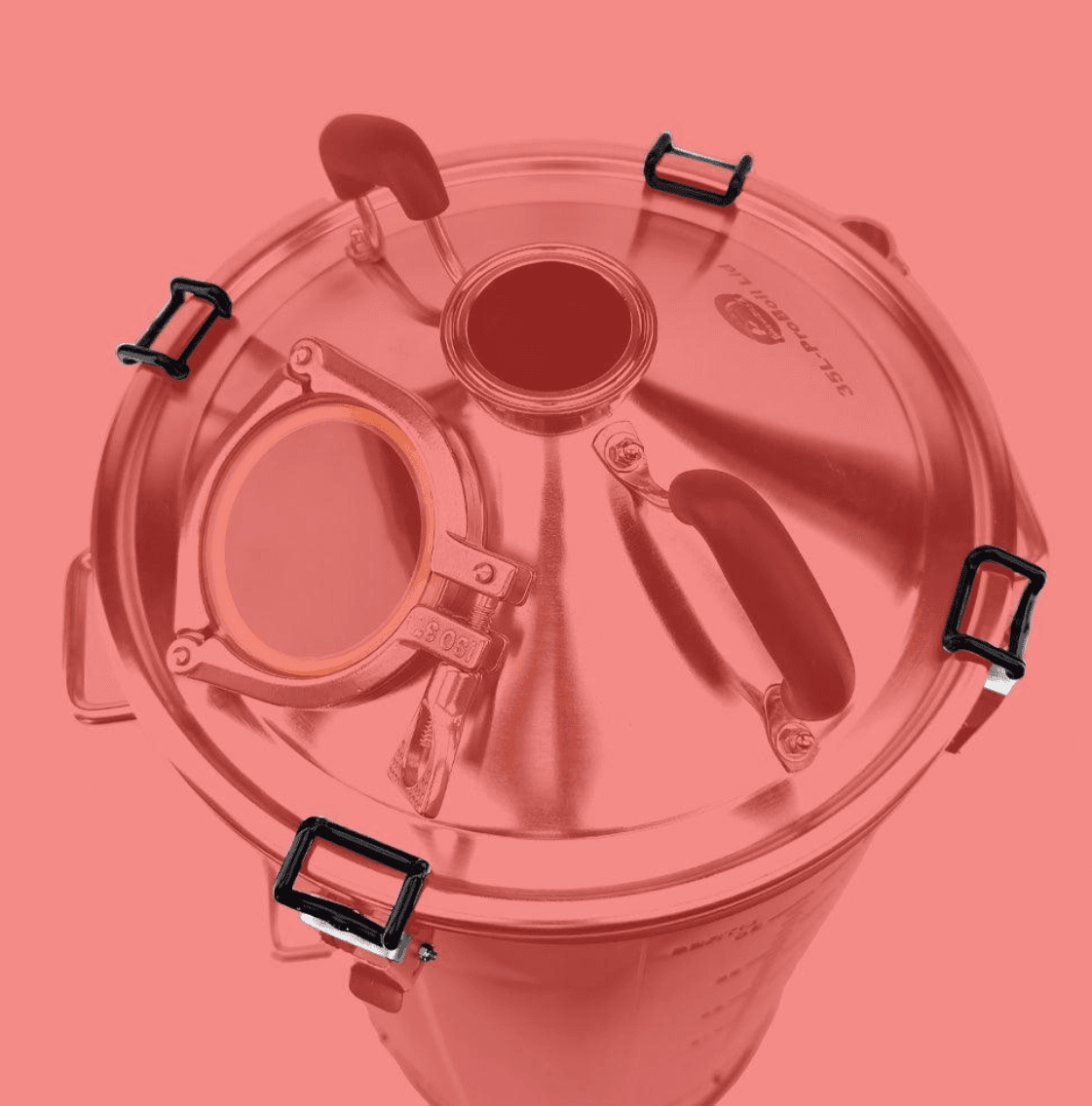 BrewZilla + DigiBoil S.S Adjustable Lid Clamps - Short (4pcs/set)                                                                                        