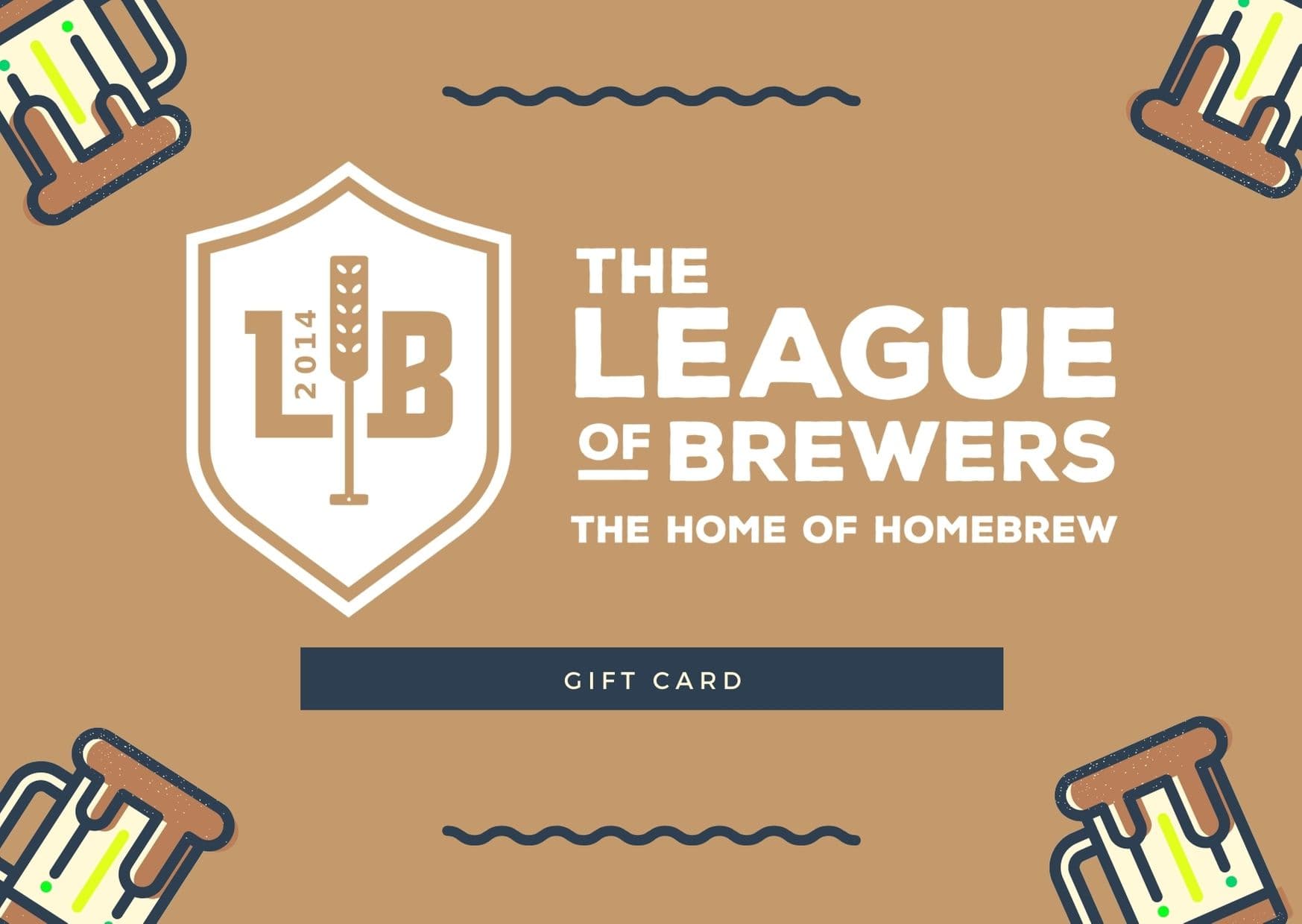 League of Brewers Gift Card Voucher