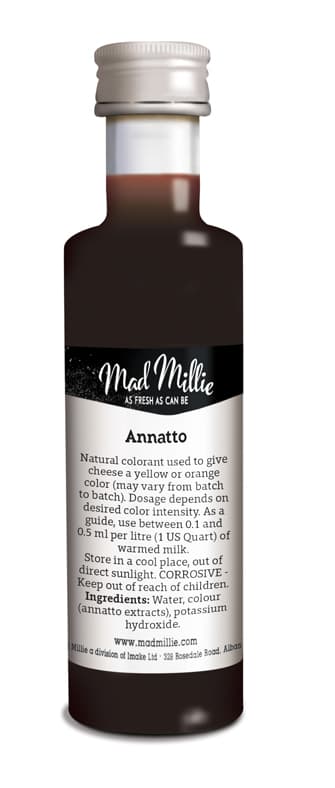 Mad Millie Annatto (cheddar cheese colouring) 50ml