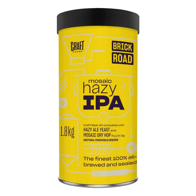 Brick Road Craft Mosaic Hazy IPA 1.8Kg