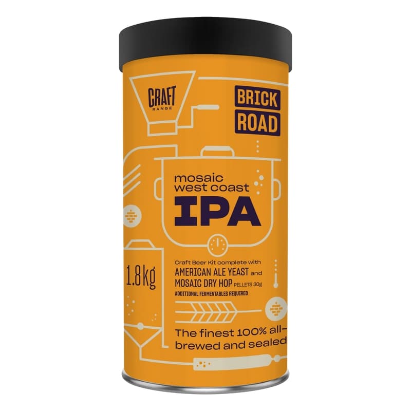 Brick Road Craft Mosaic West Coast IPA 1.8Kg