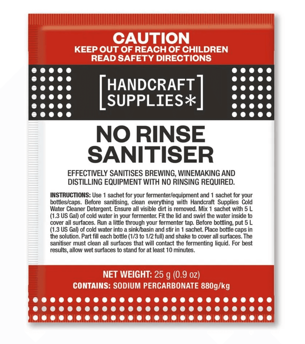 HS No Rinse Sanitiser 25g