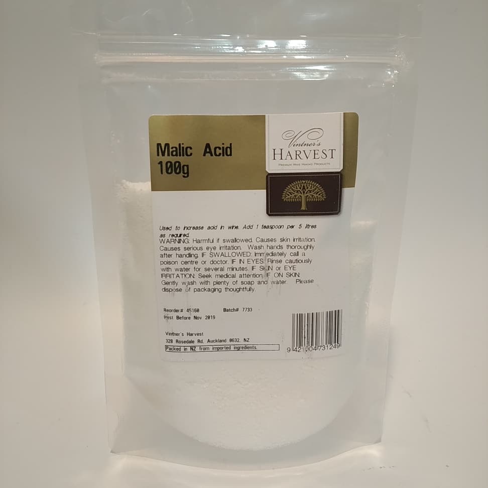 Vintner's Harvest Malic Acid 100g