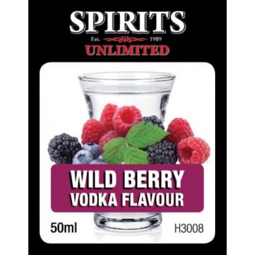 Spirits Unlimited Wild Berry Vodka Flavour