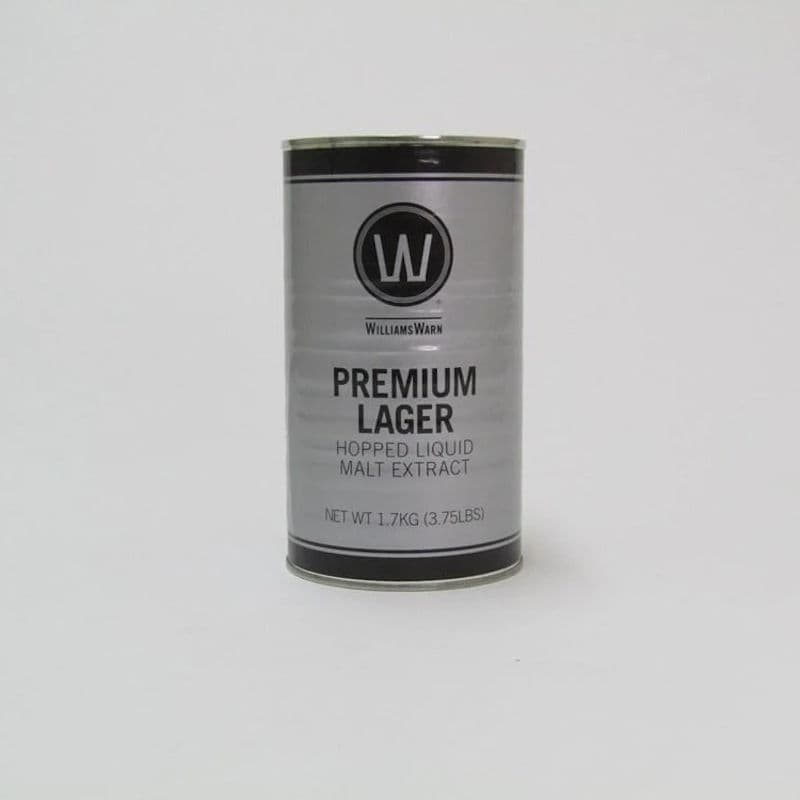 Williams Warn Premium Lager 1.7kg can